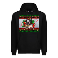 Black christmas heifers Premium Hoodie - RanaPortraitStore