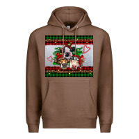 Chestnut christmas heifers Premium Hoodie - RanaPortraitStore