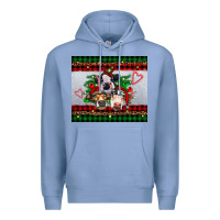 Colony Blue christmas heifers Premium Hoodie - RanaPortraitStore