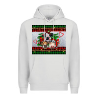 Dove Grey christmas heifers Premium Hoodie - RanaPortraitStore