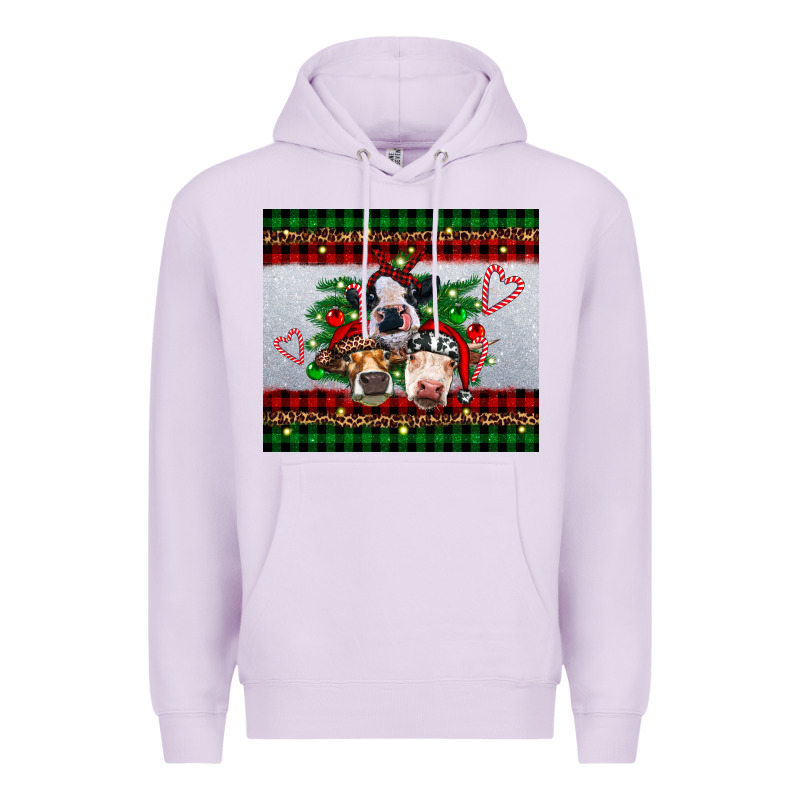 Christmas Heifers Premium Hoodie by RanaPortraitStore | Teevron