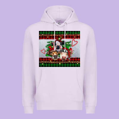 Christmas Heifers Premium Hoodie Designed By Ranaportraitstore