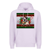 Lilac christmas heifers Premium Hoodie - RanaPortraitStore