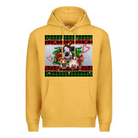 Mustard christmas heifers Premium Hoodie - RanaPortraitStore