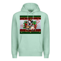 Seafoam christmas heifers Premium Hoodie - RanaPortraitStore
