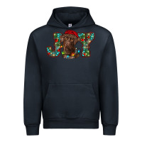 Navy labrador retriever christmas joy Urban Hoodie - RanaPortraitStore