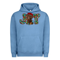 Pigment Pebble Blue labrador retriever christmas joy Urban Hoodie - RanaPortraitStore