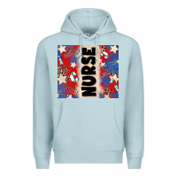 Blue Mist american nurse Premium Hoodie - Zillion Design Studio