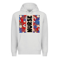 Dove Grey american nurse Premium Hoodie - Zillion Design Studio