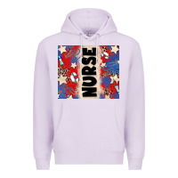 Lilac american nurse Premium Hoodie - Zillion Design Studio