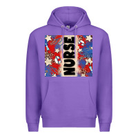 Purple american nurse Premium Hoodie - Zillion Design Studio