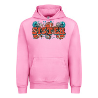 Fuchsia Pink sister American football Urban Hoodie - Zillion Design Studio