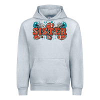 Heather Grey sister American football Urban Hoodie - Zillion Design Studio