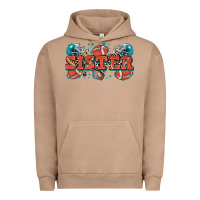 Pigment Burro sister American football Urban Hoodie - Zillion Design Studio