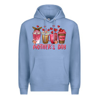 Colony Blue mothers day coffee cups Premium Hoodie - texasbilliewilder