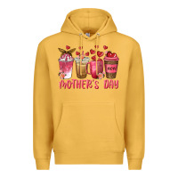 Mustard mothers day coffee cups Premium Hoodie - texasbilliewilder