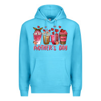 Ocean Blue mothers day coffee cups Premium Hoodie - texasbilliewilder
