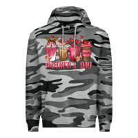 Slate Camo mothers day coffee cups Premium Hoodie - texasbilliewilder