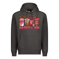 Smoke mothers day coffee cups Premium Hoodie - texasbilliewilder