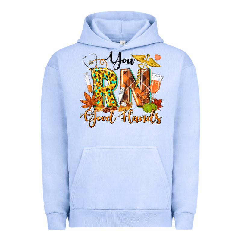 You Rn Good Hands Fall Urban Hoodie by texasbilliewilder | Teevron