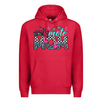 Cardinal moto mom Premium Hoodie - texasbilliewilder