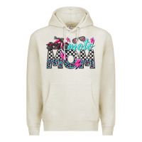 Oatmeal Heather moto mom Premium Hoodie - texasbilliewilder