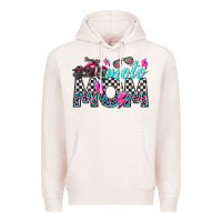 Pale Pink moto mom Premium Hoodie - texasbilliewilder