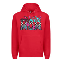 Red moto mom Premium Hoodie - texasbilliewilder