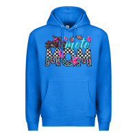True Royal moto mom Premium Hoodie - texasbilliewilder