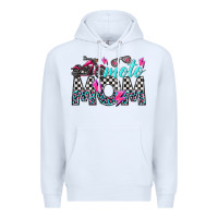 White moto mom Premium Hoodie - texasbilliewilder