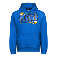 Cobalt mini volleyball Urban Hoodie - Zillion Design Studio