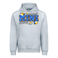 Heather Grey mini volleyball Urban Hoodie - Zillion Design Studio
