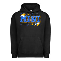 Pigment Black mini volleyball Urban Hoodie - Zillion Design Studio