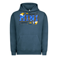 Pigment Midnight Navy mini volleyball Urban Hoodie - Zillion Design Studio