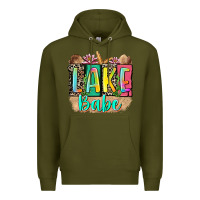 Army Green lake babe Premium Hoodie - Zillion Design Studio