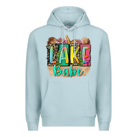 Blue Mist lake babe Premium Hoodie - Zillion Design Studio