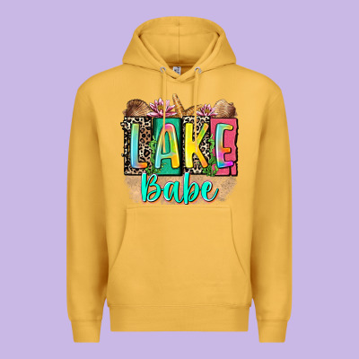 Lake Babe Premium Hoodie Designed By Zillion Design Studio