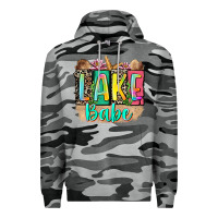 Slate Camo lake babe Premium Hoodie - Zillion Design Studio