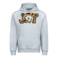 Heather Grey husky christmas joy Urban Hoodie - RanaPortraitStore
