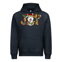 Navy husky christmas joy Urban Hoodie - RanaPortraitStore