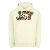 Pigment Pistachio husky christmas joy Urban Hoodie - RanaPortraitStore
