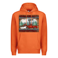 Carrot Christmas farm and truck Premium Hoodie - RanaPortraitStore
