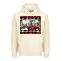 Tofu Christmas farm and truck Premium Hoodie - RanaPortraitStore