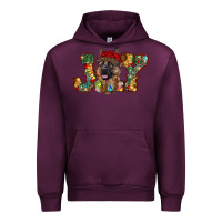 Mauve Wine german shepherd christmas joy Urban Hoodie - RanaPortraitStore