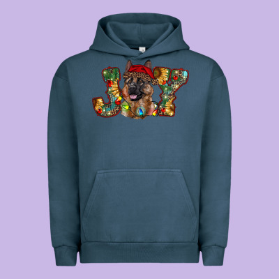 German Shepherd Christmas Joy Urban Hoodie Designed By Ranaportraitstore