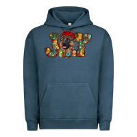 Pigment Midnight Navy german shepherd christmas joy Urban Hoodie - RanaPortraitStore