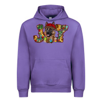 Tulip german shepherd christmas joy Urban Hoodie - RanaPortraitStore