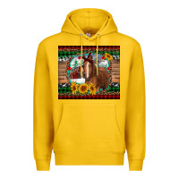 Lemon christmas farm and horse Premium Hoodie - RanaPortraitStore