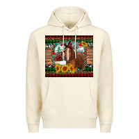 Sandshell christmas farm and horse Premium Hoodie - RanaPortraitStore