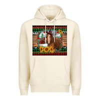 Tofu christmas farm and horse Premium Hoodie - RanaPortraitStore